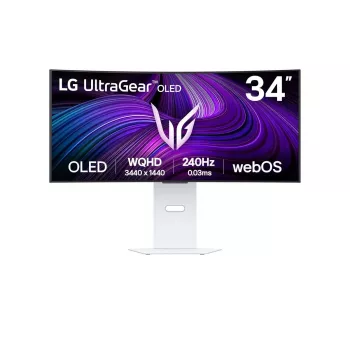 LG 34GX90SA-W dators monitors 86,4 cm (34 colli) 3440 x 1440 pikseļi Wide Quad HD OLED Balts