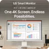 LG 32U850SA-W datora monitors 80 cm (31.5 collu) 3840 x 2160 pikseļi 4K Ultra HD LED balts