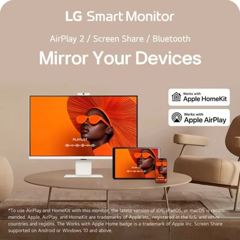 LG 32U850SA-W datora monitors 80 cm (31.5 collu) 3840 x 2160 pikseļi 4K Ultra HD LED balts