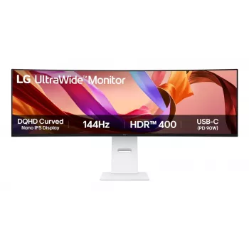 LG 49U950A-W datora monitors 124.5 cm (49 collas) 5120 x 1440 pikseļi Dual QHD LED Melns, Balts