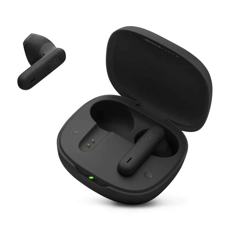 JBL Wave Flex 2 Bezvadu Iekšauss Austiņas Zvaniem/Mūzikai USB Type-C Melnas