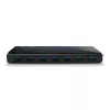 TP-Link UH720 USB 3.0 7 portu centrmezgls ar 2 uzlādes portiem, melns