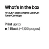 HP 205A Melns oriģinālais LaserJet tonera kasetne, 1100 lapas, Melns, 1 gab.
