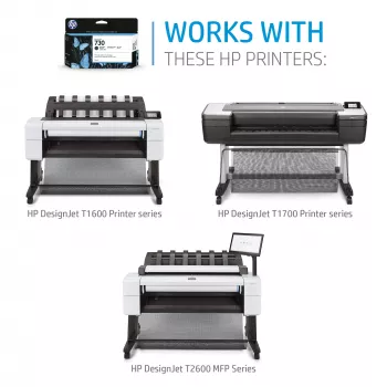 HP 730 300 ml Ciāna tintes kasetne DesignJet