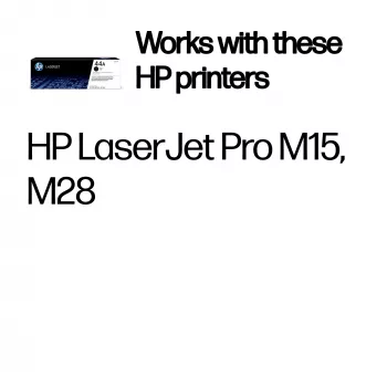 HP 44A Black Original LaserJet Toner kasetne, 1000 lapas, Melna, 1 gab.