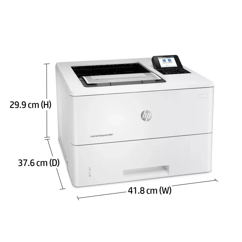 HP LaserJet Enterprise M507dn lāzerprinteris, 1200 x 1200 DPI, A4, 43 lpp/min, abpusējā drukāšana, tīkls