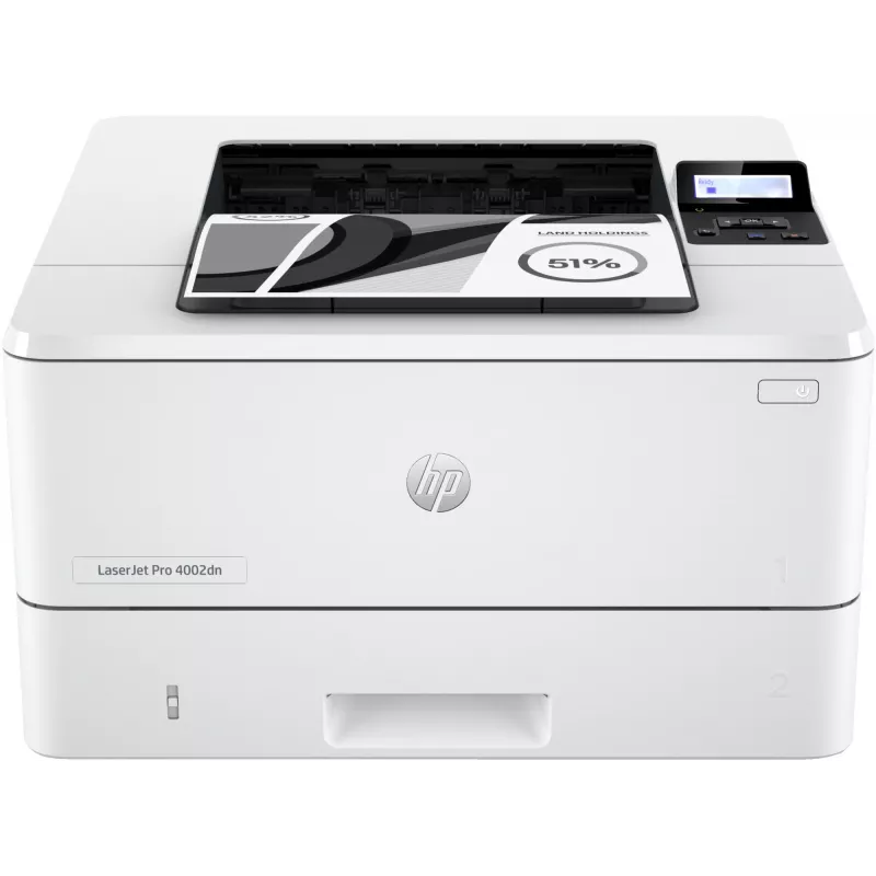 HP LaserJet Pro 4002dn printeris, lāzerprinteris, 1200 x 1200 DPI, A4, 40 lpp/min, divpusējā druka, balts