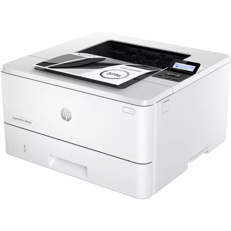 HP LaserJet Pro 4002dn printeris, lāzerprinteris, 1200 x 1200 DPI, A4, 40 lpp/min, divpusējā druka, balts
