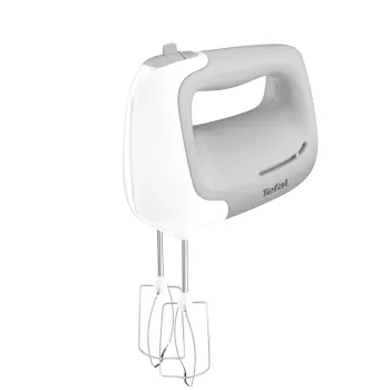 Rokas mikseris Tefal Prep'Mix HT450B — 450 W, 5 ātrumi, turbo, metāla putotāji, balts