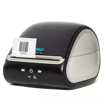 DYMO LabelWriter 5XL termālais etiķešu printeris | Automātiska etiķešu atpazīšana | Plašformāta sūtījumu etiķetes Amazon, DHL u.c. | Ideāls e-komercijas pārdevējiem | EU 2 kontaktu spraudnis