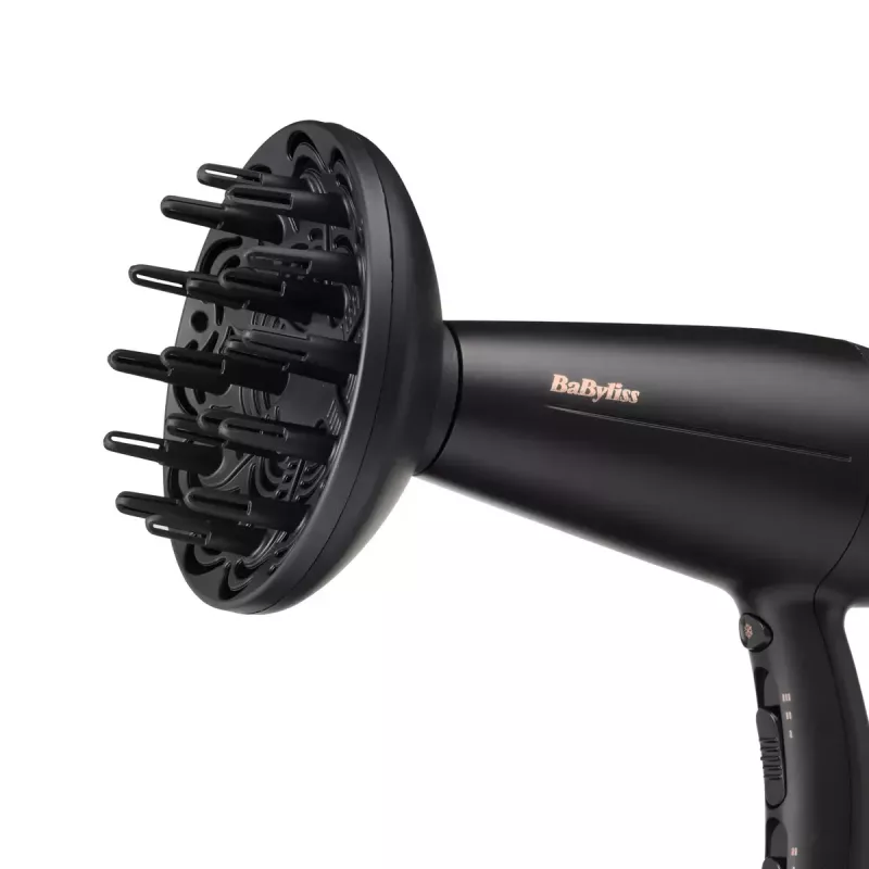 BaByliss D570DE Turbo Shine matu fēns, melns