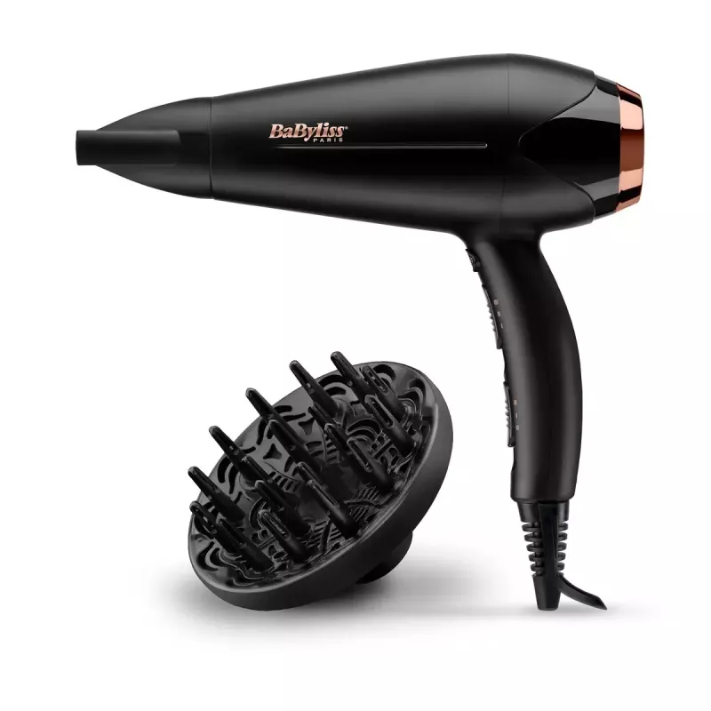 BaByliss D570DE Turbo Shine matu fēns, melns