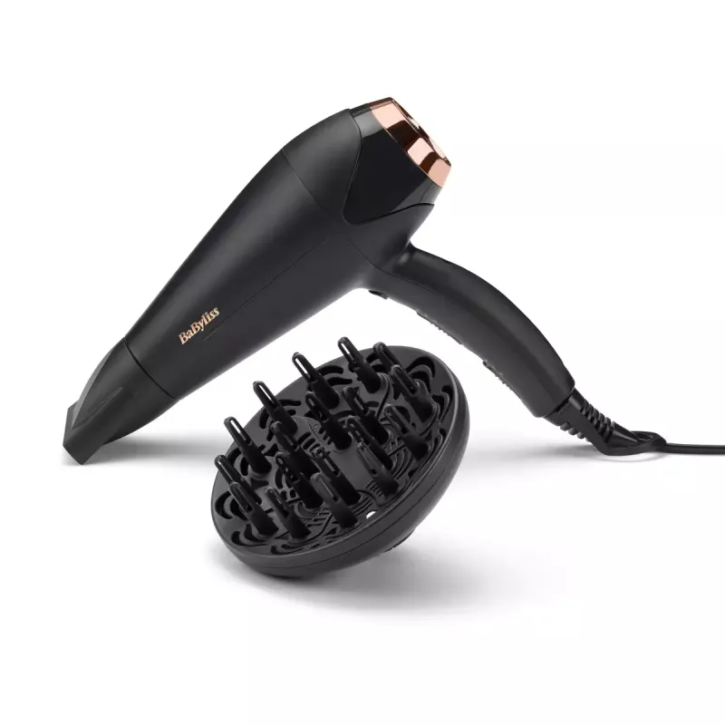 BaByliss D570DE Turbo Shine matu fēns, melns