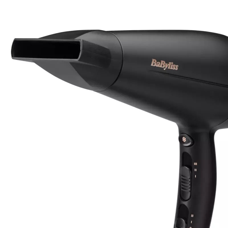 BaByliss D570DE Turbo Shine matu fēns, melns