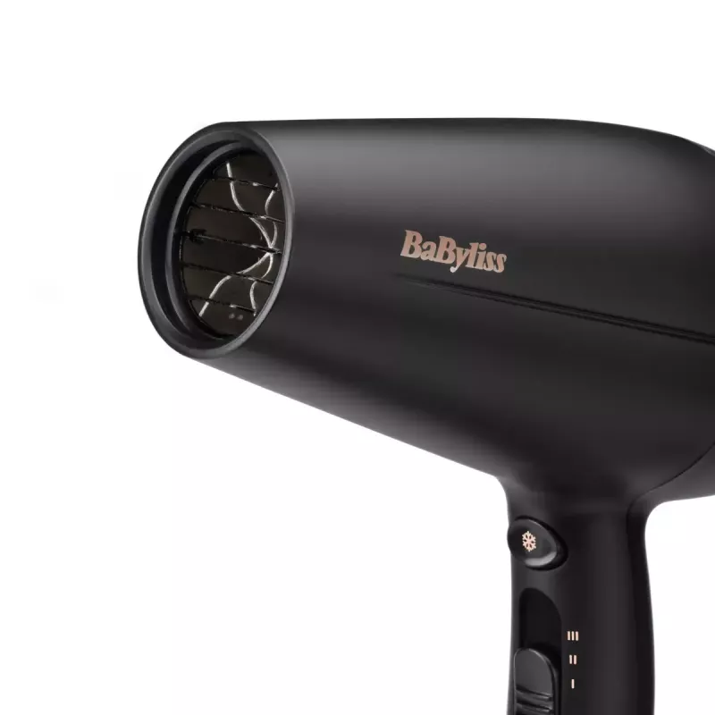 BaByliss D570DE Turbo Shine matu fēns, melns