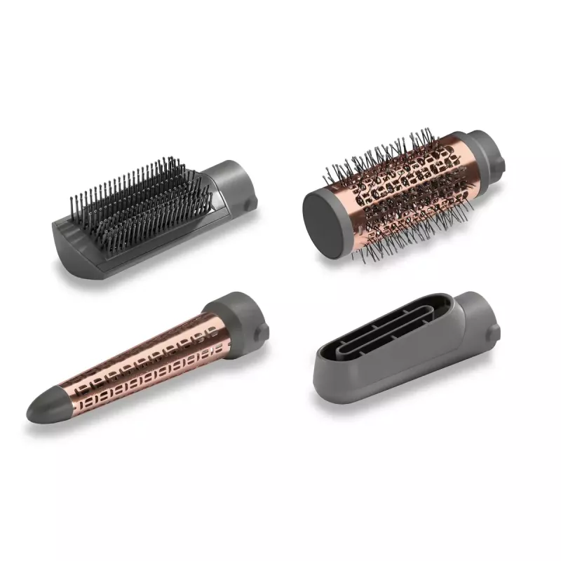 Matu veidošanas komplekts BABYLISS Air Style 1000 — 1000 W karstā gaisa veidotājs ar 5 cm cilindru, 2 temperatūras līmeņiem, jonu tehnoloģiju un aukstā gaisa funkciju, 4 uzgaļi