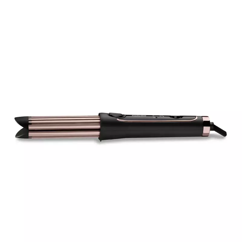 Lokšķēres BABYLISS Curl Styler Luxe C112E — 36 mm keramikas cilindrs, 160–200°C, 32 W, LED displejs