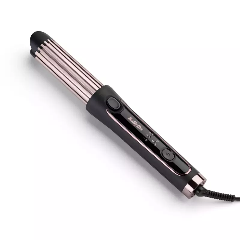 Lokšķēres BABYLISS Curl Styler Luxe C112E — 36 mm keramikas cilindrs, 160–200°C, 32 W, LED displejs