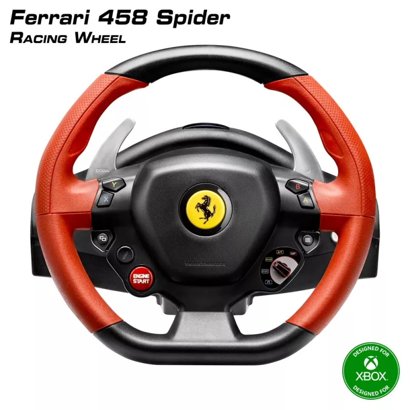 Thrustmaster Ferrari 458 Spider stūre ar pedāļiem Xbox One
