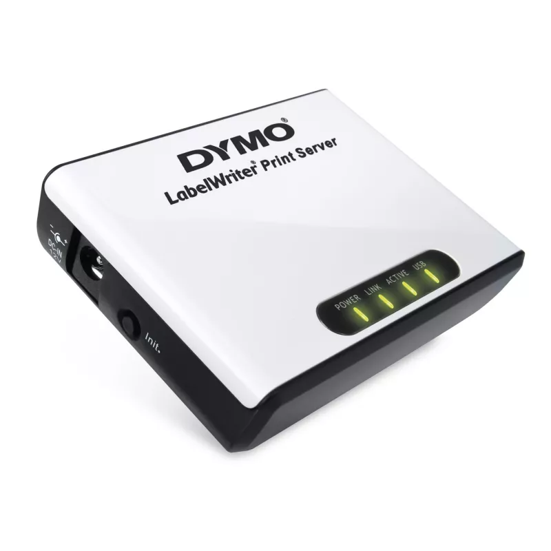 DYMO LabelWriter Print Server – Bezvadu tīkla drukas serveris LabelWriter etiķešu printeriem (EU kontaktdakša)