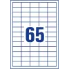 Pašlīmējošā etiķete Avery 3666, 38 x 21,2 mm, 6500 gab.