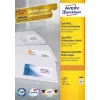 Pašlīmējošā etiķete Avery 3666, 38 x 21,2 mm, 6500 gab.