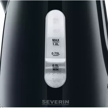 Elektriskā tējkanna Severin 1 L 2200 W Melna