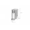 Unold Ava elektriskā tējkanna 2.5 L 2600 W Sudrabs, Balts