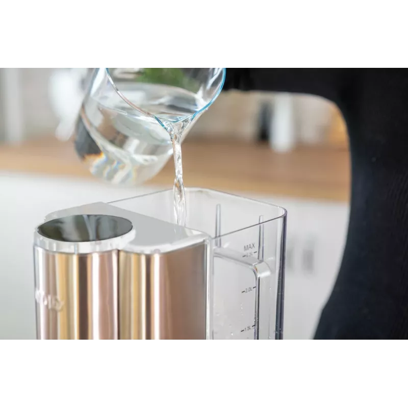 Unold Ava elektriskā tējkanna 2.5 L 2600 W Sudrabs, Balts