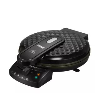 Unold 48235 vafeļu dzelzs 1 vafelei 1200 W Melns, Nerūsējošs tērauds