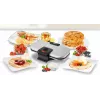 Unold 48241 Vafeļu dzelzs 2 vafeles 1300 W Melns, Sudrabs