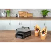 Vafeļu panna Unold Bobby 1 vafelei 700 W Melna, Sudraba