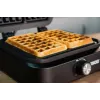 Vafeļu dzelzs Unold Beļģu vafeļu dzelzs Brisele 2 vafeles Taisnstūra Melna 1500W