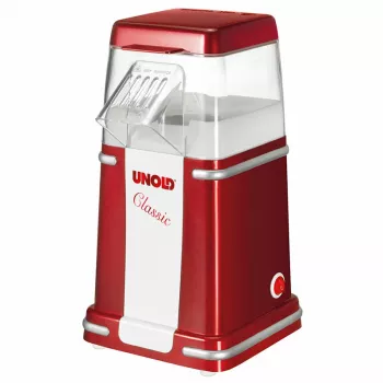 Popkorna gatavotājs Unold Classic sarkans, sudrabs, balts 900 W