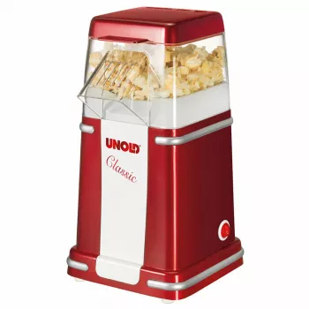 Popkorna gatavotājs Unold Classic sarkans, sudrabs, balts 900 W