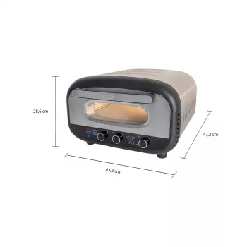 Unold 68806 picas krāsns/cepējs 1 pica 1700 W Nerūsējošais tērauds