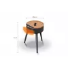 Unold 86545 elektriskais ventilatora sildītājs Melns, Koka