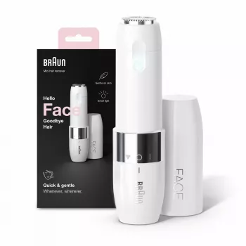 Braun Face FS1000 mini sejas matiņu noņēmējs sievietēm - balts