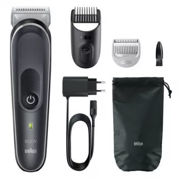 Ķermeņa matu trimmeris Braun BG5350 Black Silver Lithium-Ion 100 min