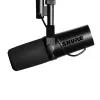 Shure SM7dB vokālais dinamiskais mikrofons ar iebūvētu priekšpastiprinātāju, kardioīds, vadu, melns