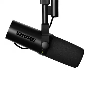 Studijas dinamiskais mikrofons Shure SM7DB — vītots XLR, kardioīds, 50–20000 Hz, 150 Ω, fantom 48V, melns
