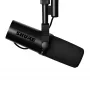 Shure SM7dB vokālais dinamiskais mikrofons ar iebūvētu priekšpastiprinātāju, kardioīds, vadu, melns