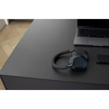Sony WH-1000XM5/B Bezvadu trokšņu slāpēšanas austiņas, Melnas