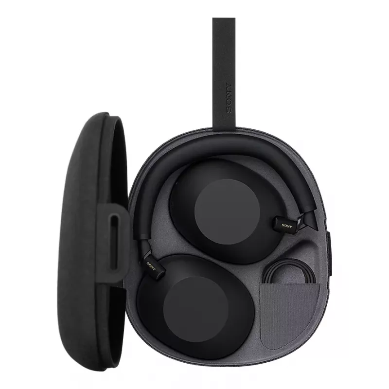 Sony WH-1000XM6 Bezvadu un vadu austiņas, Bluetooth, USB Type-C, Melnas