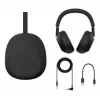 Sony WH-1000XM6 Bezvadu un vadu austiņas, Bluetooth, USB Type-C, Melnas