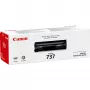 Tonera kasetne Canon 737 Melna 2100 lappuses