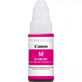 Canon GI-490M tintas pudele – fuksīna (magenta)