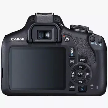Canon EOS 2000D + EF-S 18-55mm f/3.5-5.6 III spoguļkamera komplekts 24,1 MP CMOS 6000 x 4000 pikseļi Melns