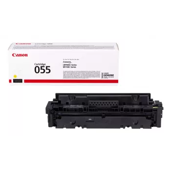 Canon 055 oriģinālā dzeltenā tonera kasetne, 1 gab.