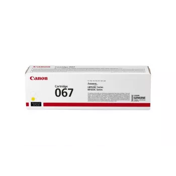 Canon 067 toner kasetne 1 gab. Oriģināla dzeltena